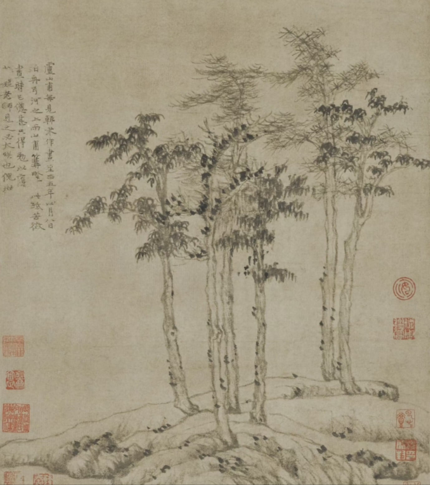 六君子图